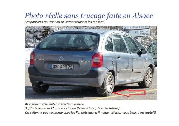 Les Parisiens au ski